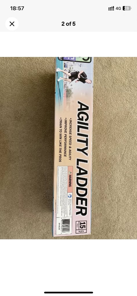 15 feet (4.57m) Agility Ladder 