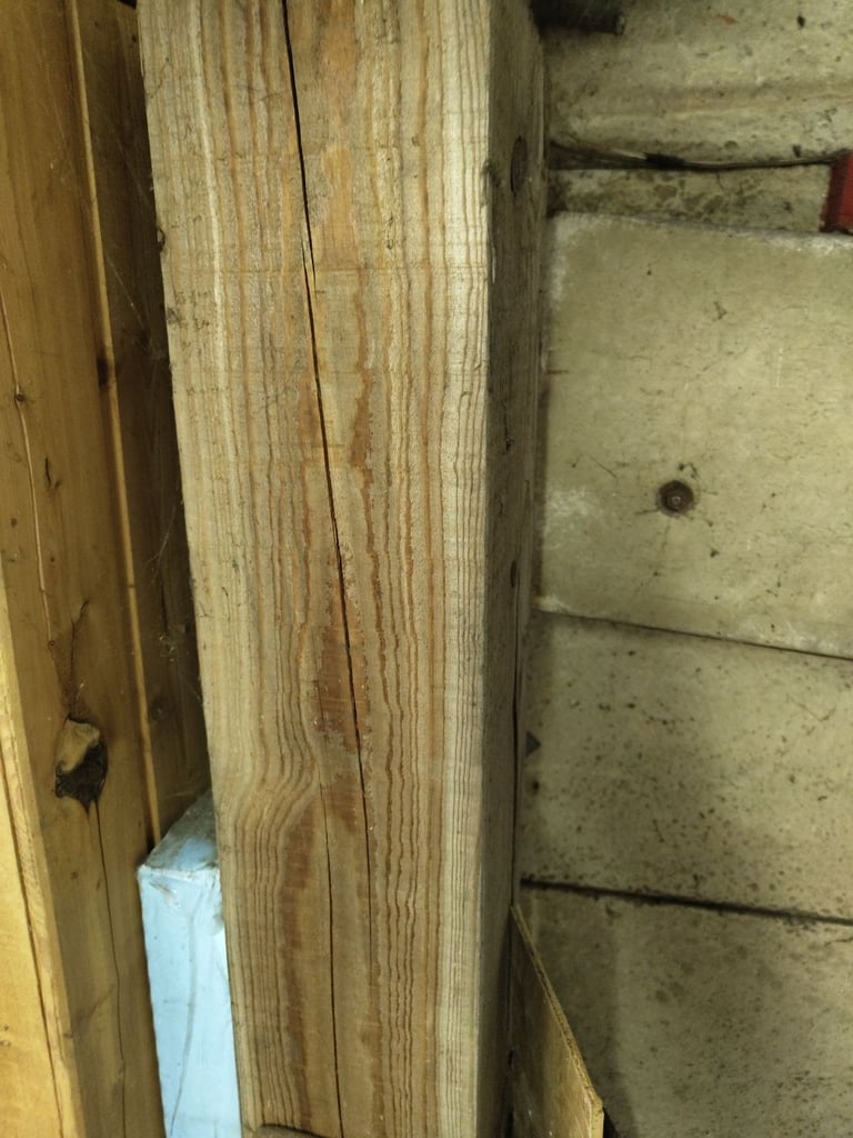 Block of timber solid wood 