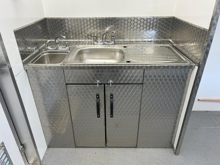Catering equipment commercial stainless Steel sinks restaurant kitchen trailer items 