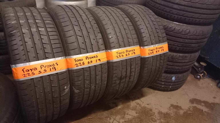 225 55 19 Toyo Proxies Matching set £200 fitted and balanced open 7 days