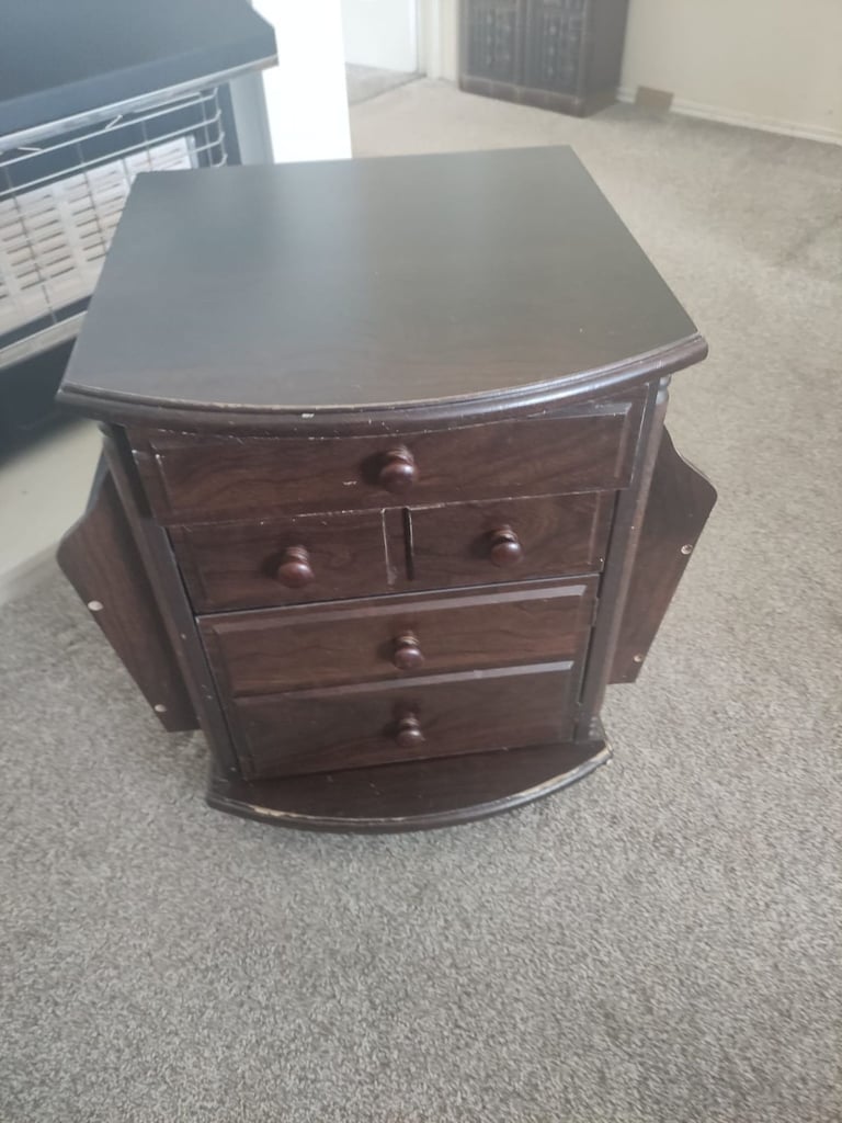 image for Magazine Table with Drawers