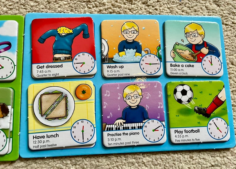 Oxford Toys “Tell the Time” board game