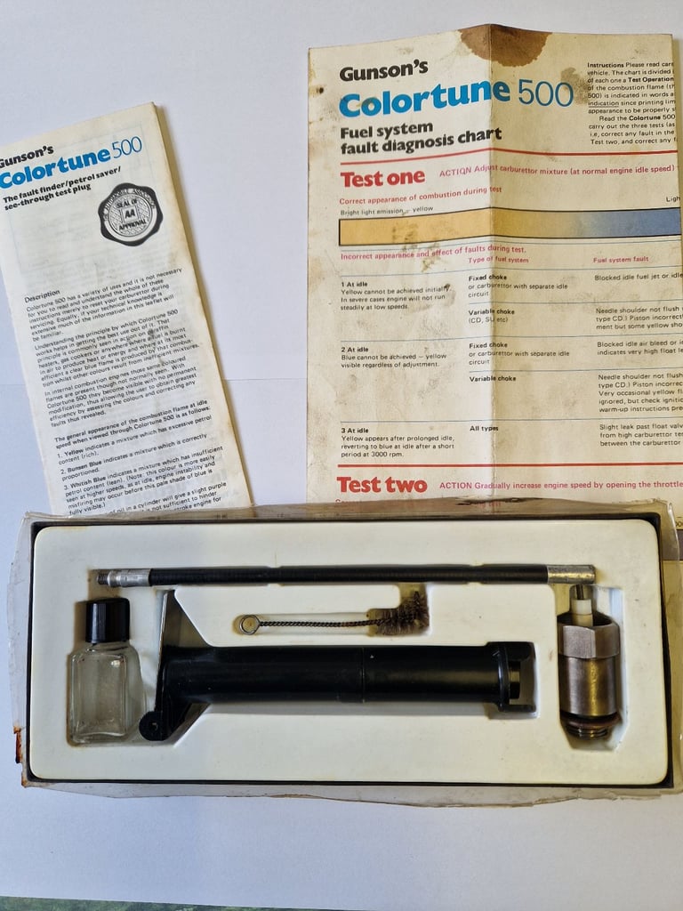 image for Gunson Colortune 500 kit, carburettor mixture adjustment tool