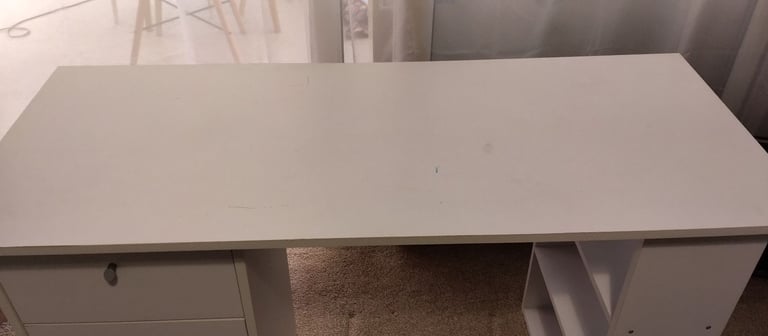 White desk