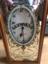 Unique one-of-a-kind Guinness wall clock all pub window transform 2 o’clock
