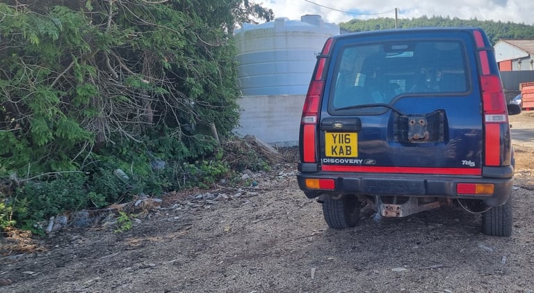 2001 land rover discovery td5  and transporter trailer 