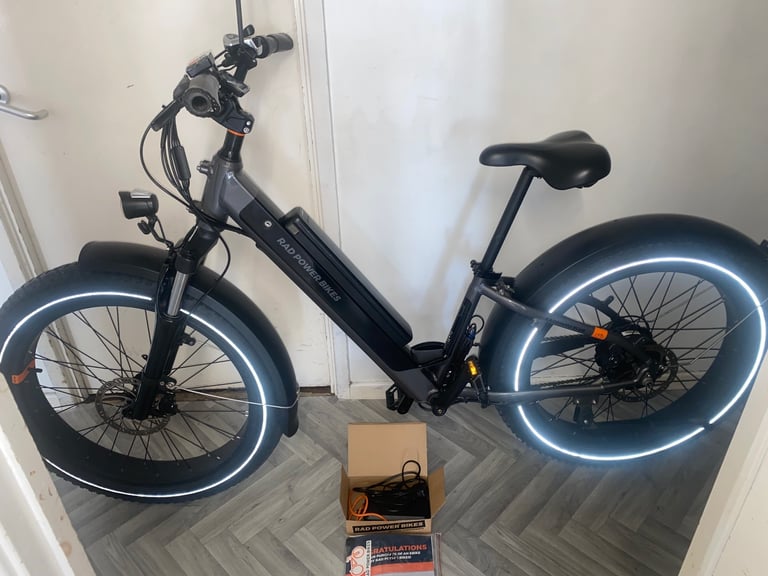 image for Mint condition Rad Power RadRhino 6 Plus Step Thru Electric Bike fat bike 