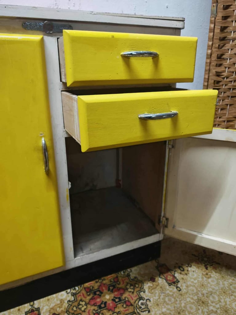 Vintage kitchen larder cabinet cupboard