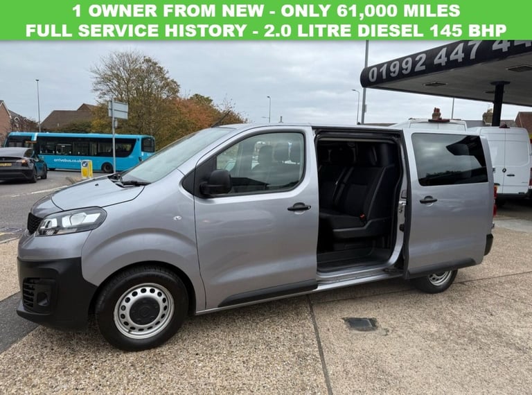 2022 Fiat Scudo 2.0 Multijet Tecnico Crew Van Double Cab 6dr Diesel Manual LWB Euro 6 (s/s) Combi...