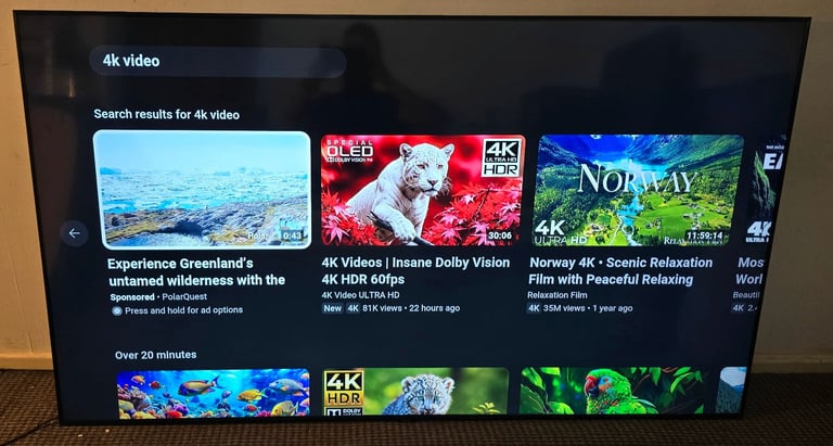 Samsung SMART tv 75 inch 4k UHD Fully Working order  