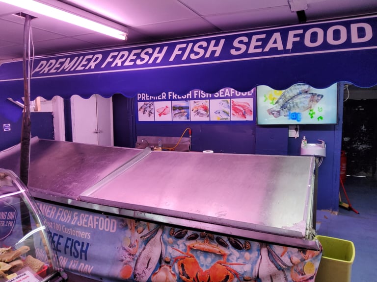 Fresh fish shop reday to open