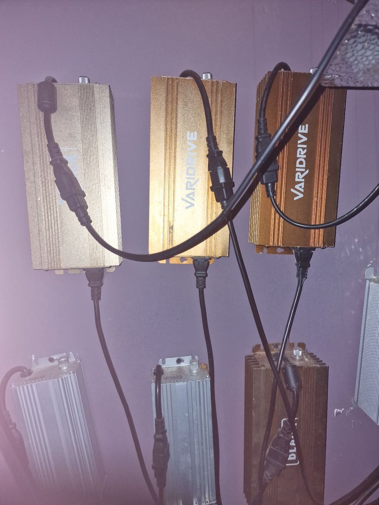 Hydroponic grow equipment joblot isomax extractor ballasts lights lamps carbon filter acoustic fans