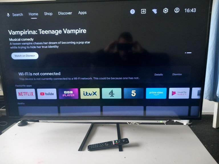 image for Toshiba 50 inch tv SPARES OR REPAIRS