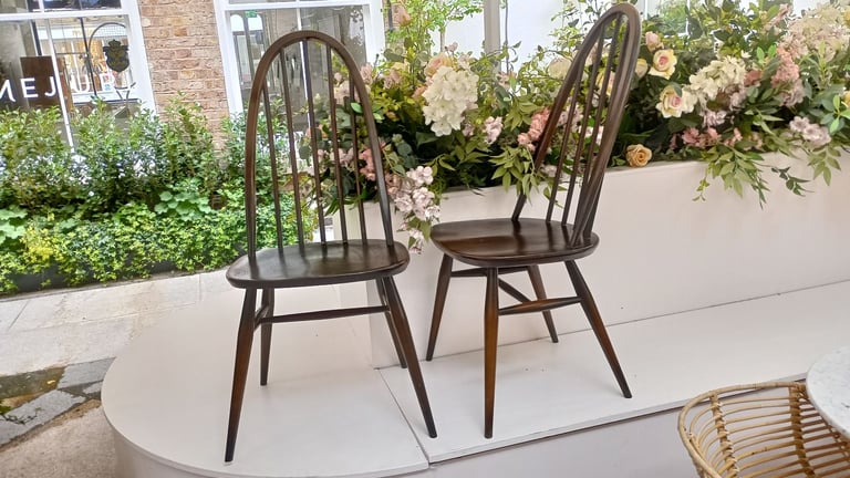 A pair of Ercole chairs