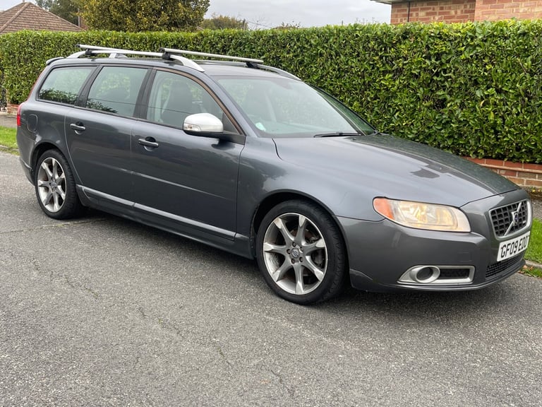 image for Volvo V70 2.D R-Line Estate in Stunning Grey Metallic with 2 Tone R-Line Leather