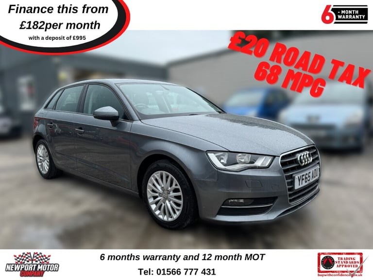 2015 Audi A3 2.0 TDI SE Technik 5dr HATCHBACK Diesel Manual