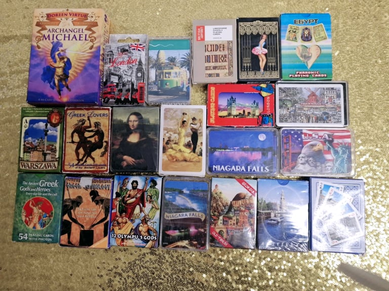 image for 18x Souvenir Play cards from different countries 