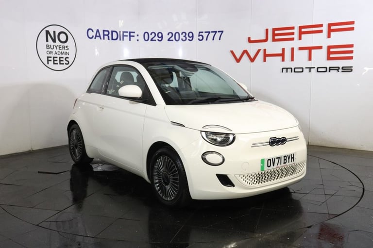 2021 Fiat 500e C 42kWh Icon 2dr Auto Convertible (SAT NAV, CRUISE)  Convertible ELECTRIC Automatic