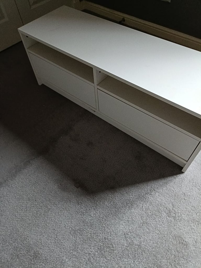 image for White TV table