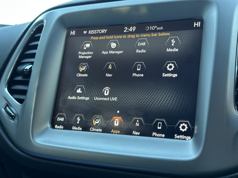 JEEP COMPASS 2019 Jeep Compass Longitude 1.4 MultiAir Petrol Manual 5 Door