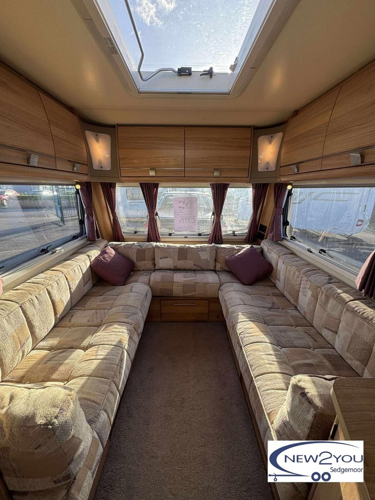 2012 Bailey Pegasus Milan 4 Berth 'U' Shaped Lounge Caravan - STOCK S086