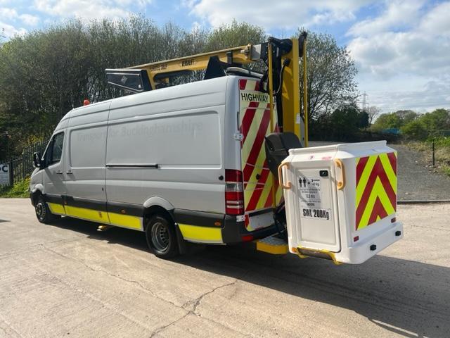 2014 Mercedes Sprinter 513CDi LWB CAZ/ULEZ Versalift Eurotel 38LF 14 Meter hoist