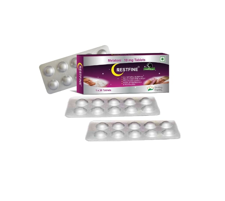Melatoni Sleeping Pills Treatment 30 x 10mg Tablets - Jet Lag