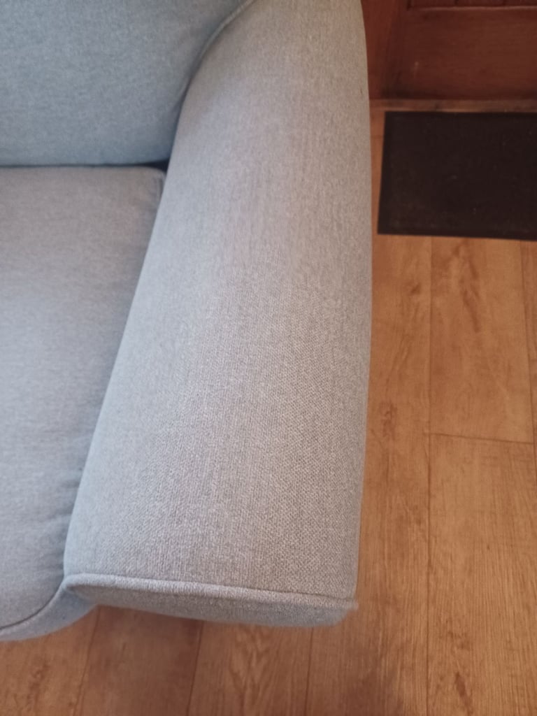 Pale blue 2 seater sofa