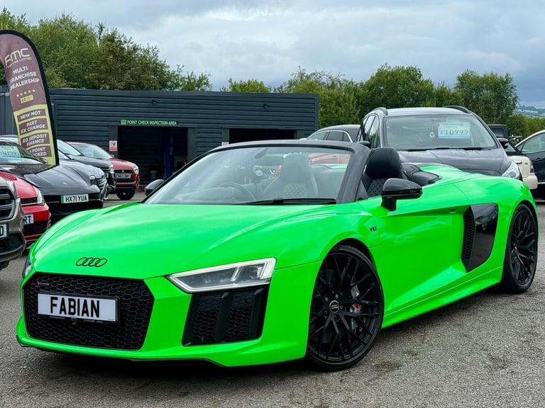2017 Audi R8 5.2 FSI V10 Spyder S Tronic Quattro **£22,000 of Spec - Ceramics**