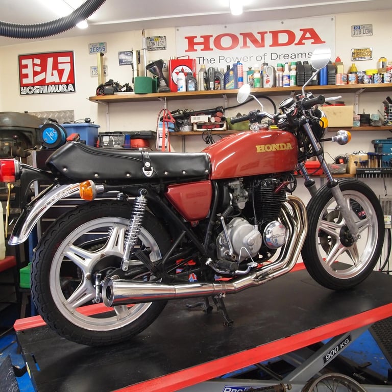 1977 Honda CB400 Four F2 Classic + Spare Rebuilt Engine, Easy Finishing Project.