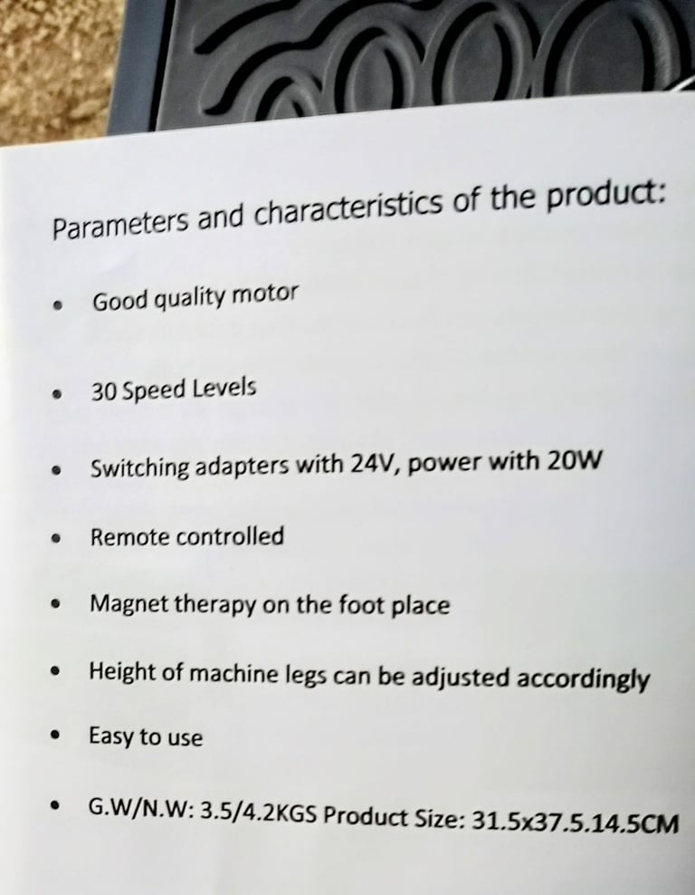 1 X Sitting Electric Walking Machine