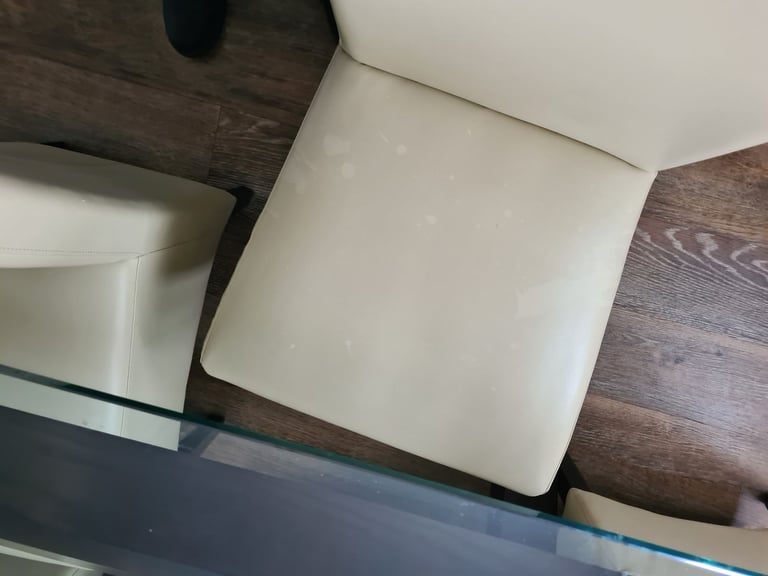 Glass table and chairs