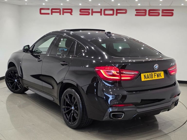 2018 18 BMW X6 3.0 30D M SPORT SUV 5DR DIESEL AUTO XDRIVE EURO 6 (S/S) (258 PS) 