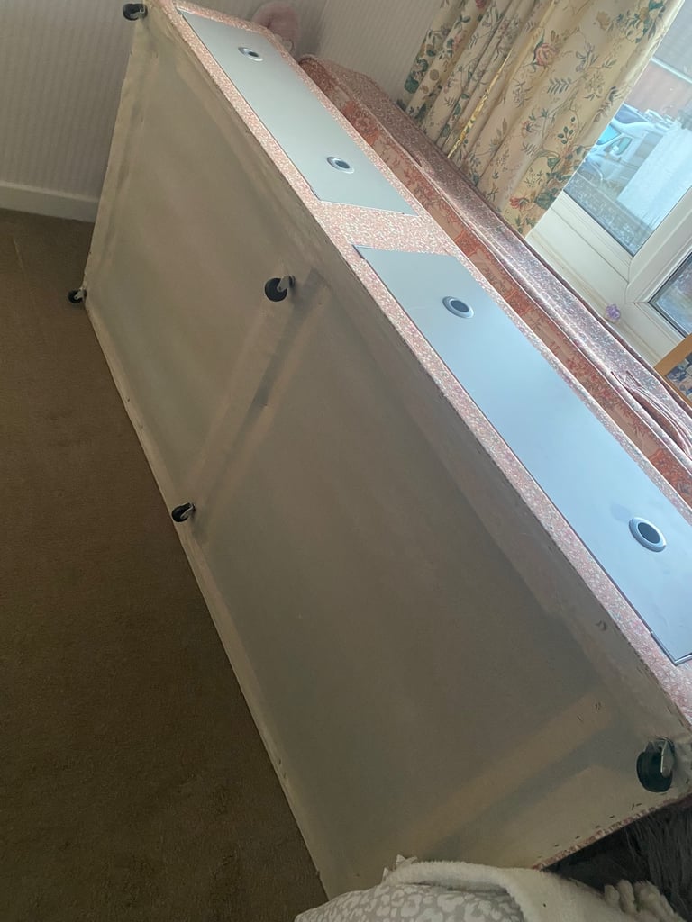 image for Single divan bed with 2 storage drawers