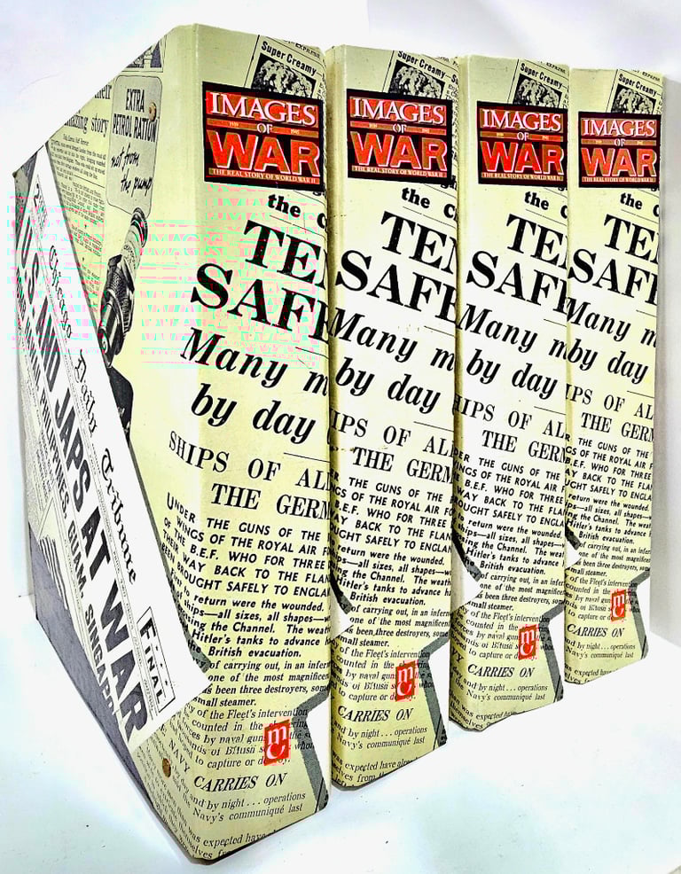 Complete set of 1 to 52 Images of War Magazines bound in 4 correct folders.