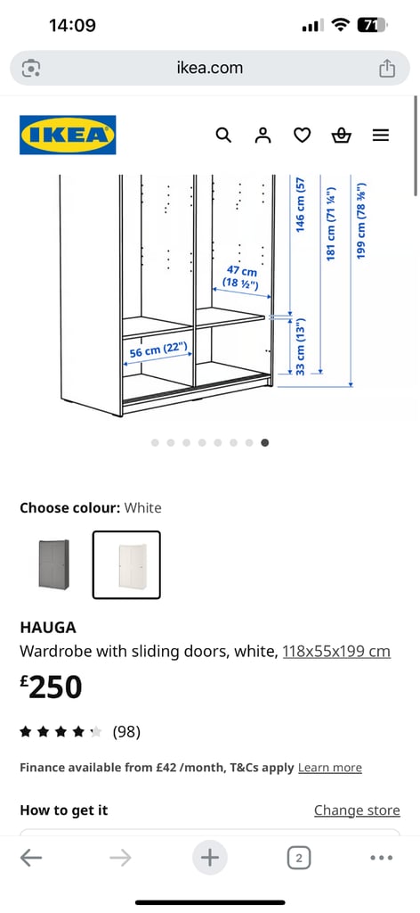 IKEA wardrobe
