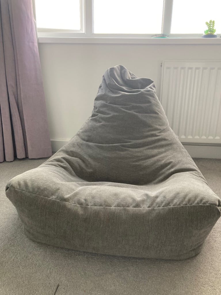 image for Large bean bag chair Gray 