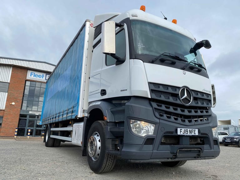 MERCEDES AROCS 1824 *EURO 6* 18 TONNE DOUBLE DECK CURTAINSIDER 2019 – FJ19 NFE