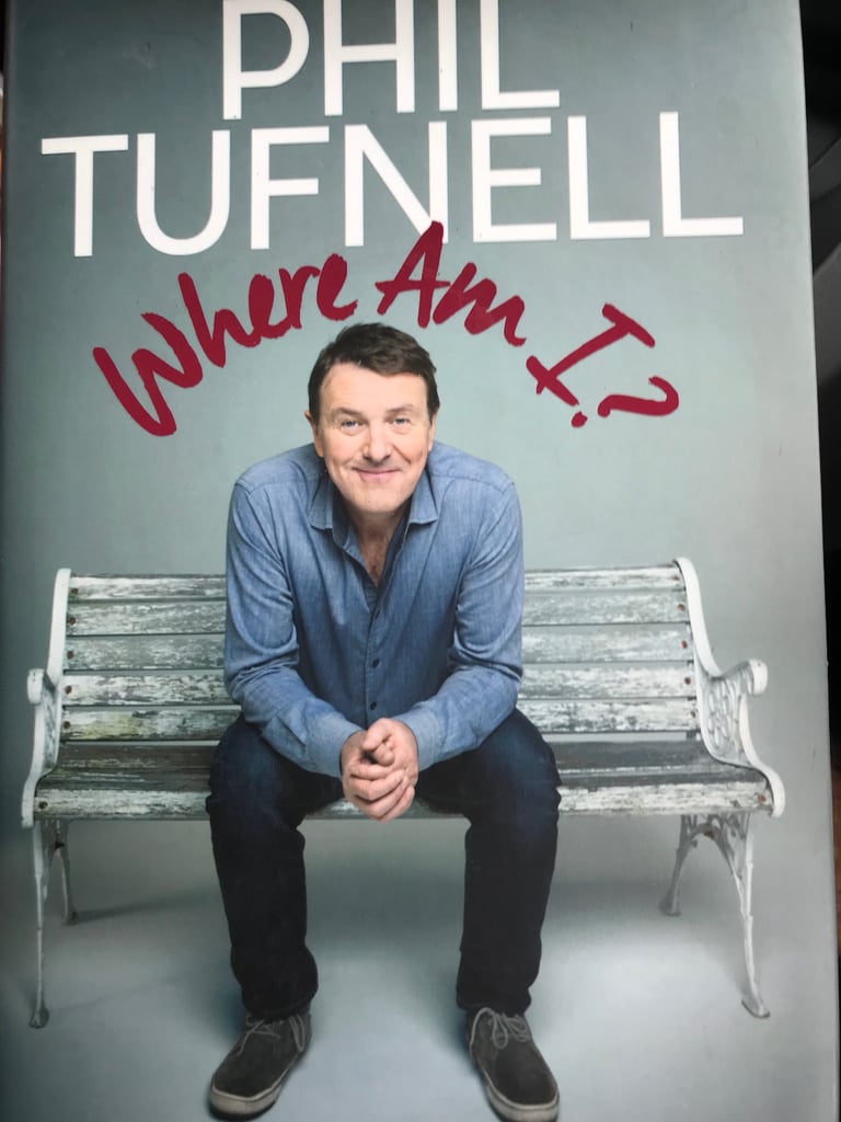 SIGNED legendary England cricketer Phil Tufnell HB autobiography ‘ Where Am I ‘ ?