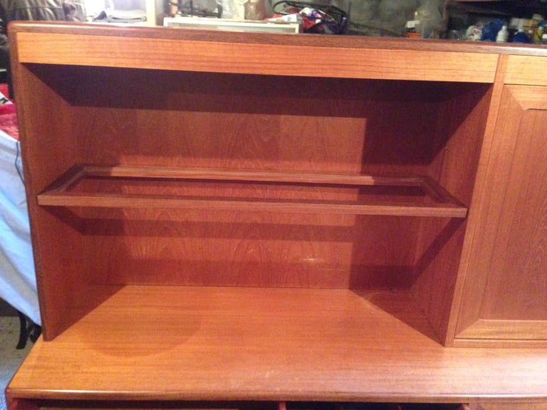 VINTAGE RETRO G PLAN FRESCO TEAK CUPBOARD SHELF TOP SECTION OF SIDEBOARD ONLY 