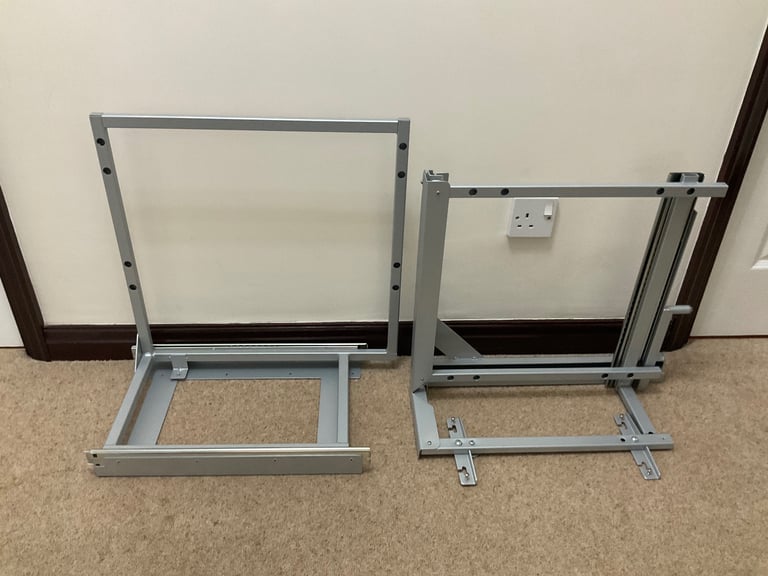 Brand new .Magic corner pull out basket system for Left Hand opening on corner unit.