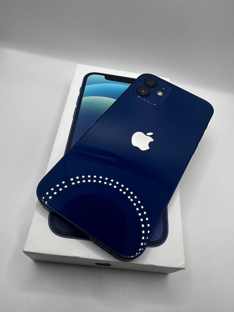PRISTINE: 128gb Apple iPhone 12, Blue (UNLOCKED)