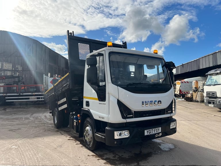 Iveco Eurocargo 75-160 DROPSIDE  TIPPER , 138,515km MANUAL...watch the video