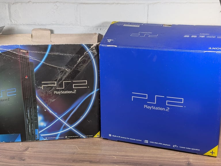 image for Sony PlayStation 2 (PS2) Console Boxed - SCPH-50003R - Black - Fully Working