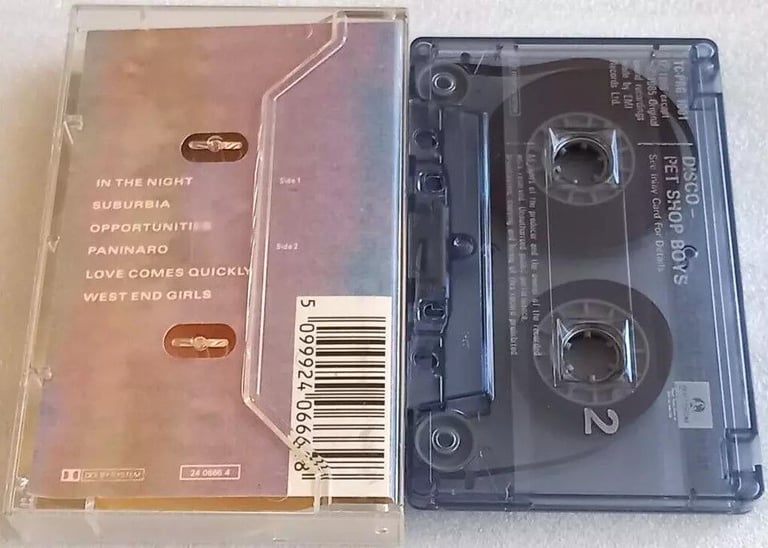 Pet Shop Boys - Disco The Pet Shop Boys Remix Album, Cassette Tape