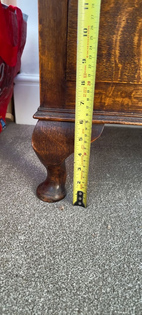 Antique pine drawers h-76cm w-90cm d-44cm