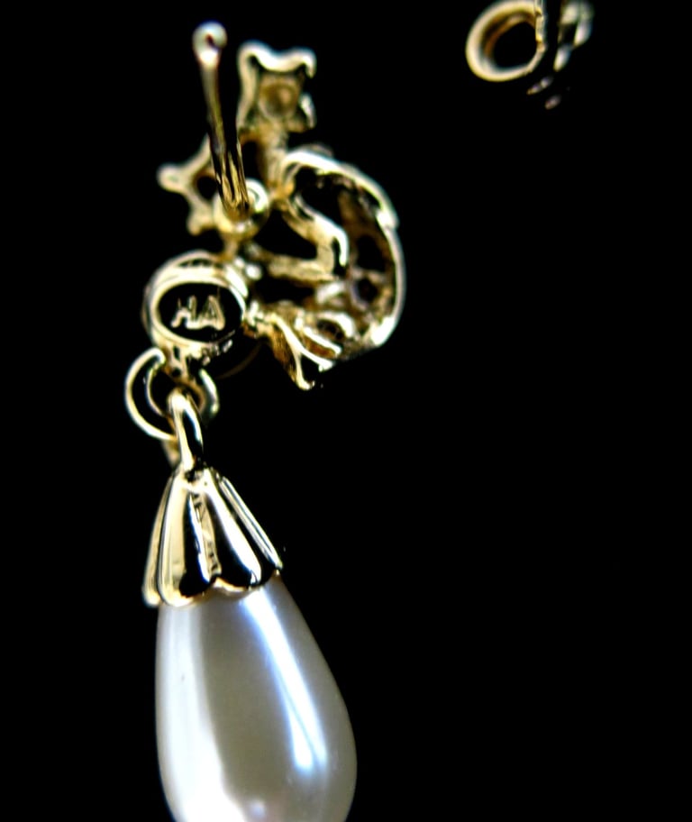 14ct Gold plated Drop  Earrings 