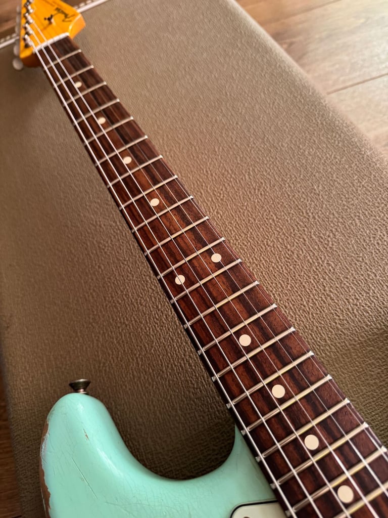 Fender Custom Shop '60 Reissue Stratocaster Relic Surf Green (2015) - Trades
