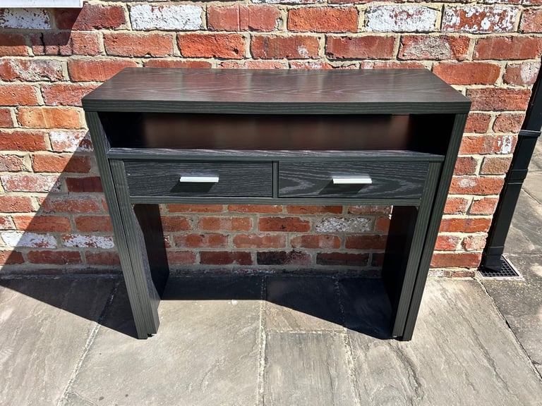 Black Office Desk - Good Condition 