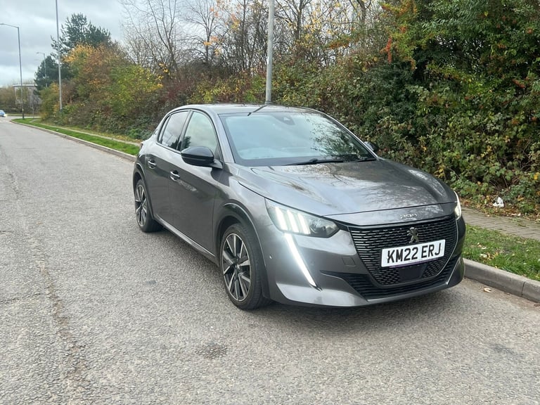 2022 22 PEUGEOT 208 GT 1.2 PURETECH 100BHP PETROL HATCHBACK GREY EURO 6